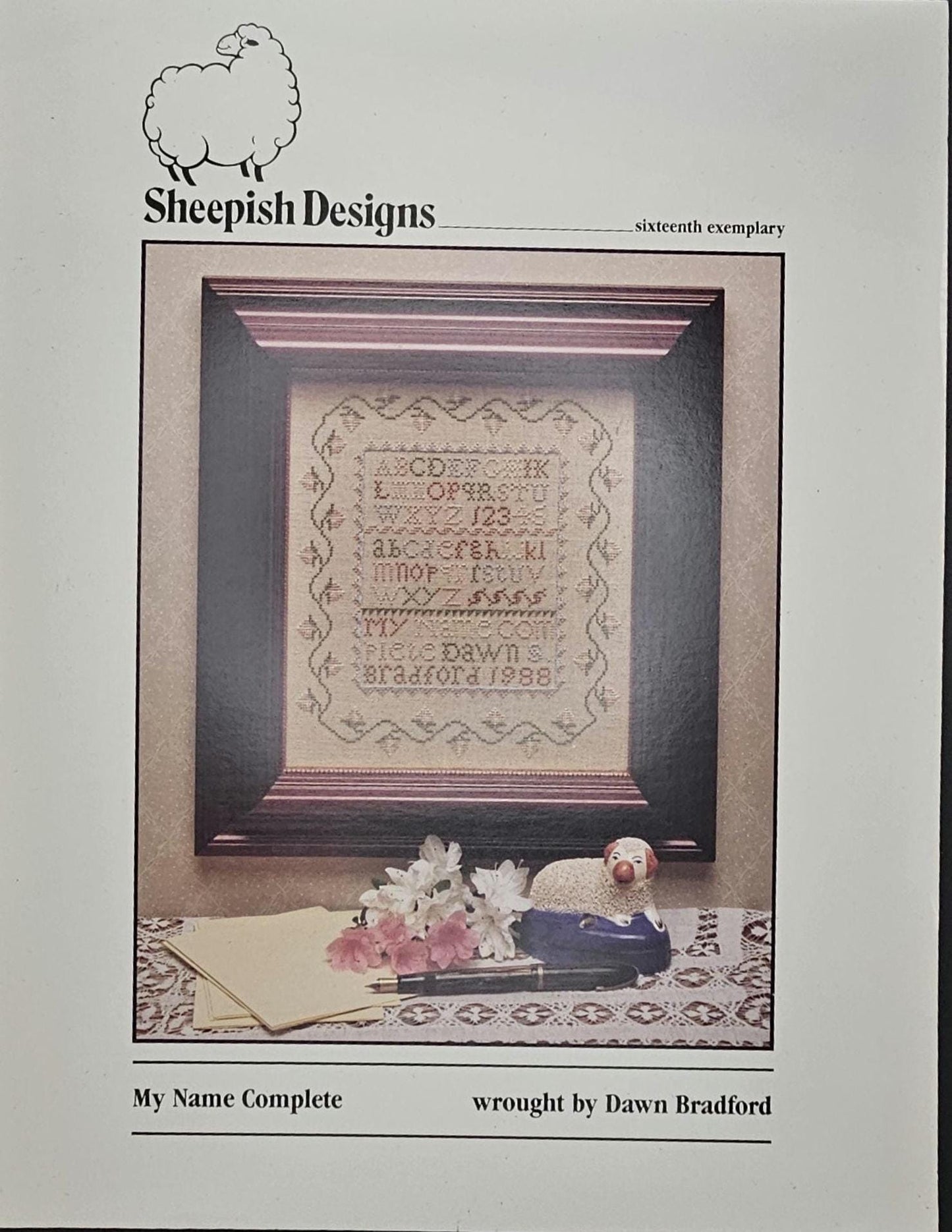 My Name Complete Vintage Cross Stitch Pattern