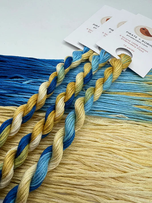 Pirate + Robin Embroidery Floss Variegated