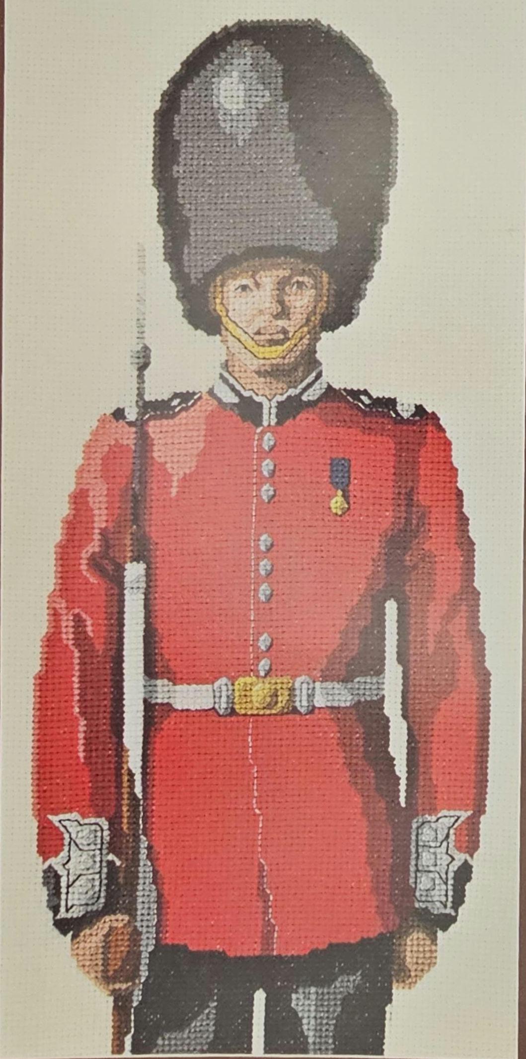 The Guards of England's Royalty I Vintage Cross Stitch