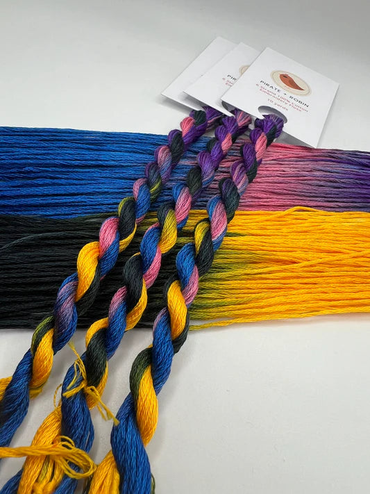 Pirate + Robin Embroidery Floss Variegated