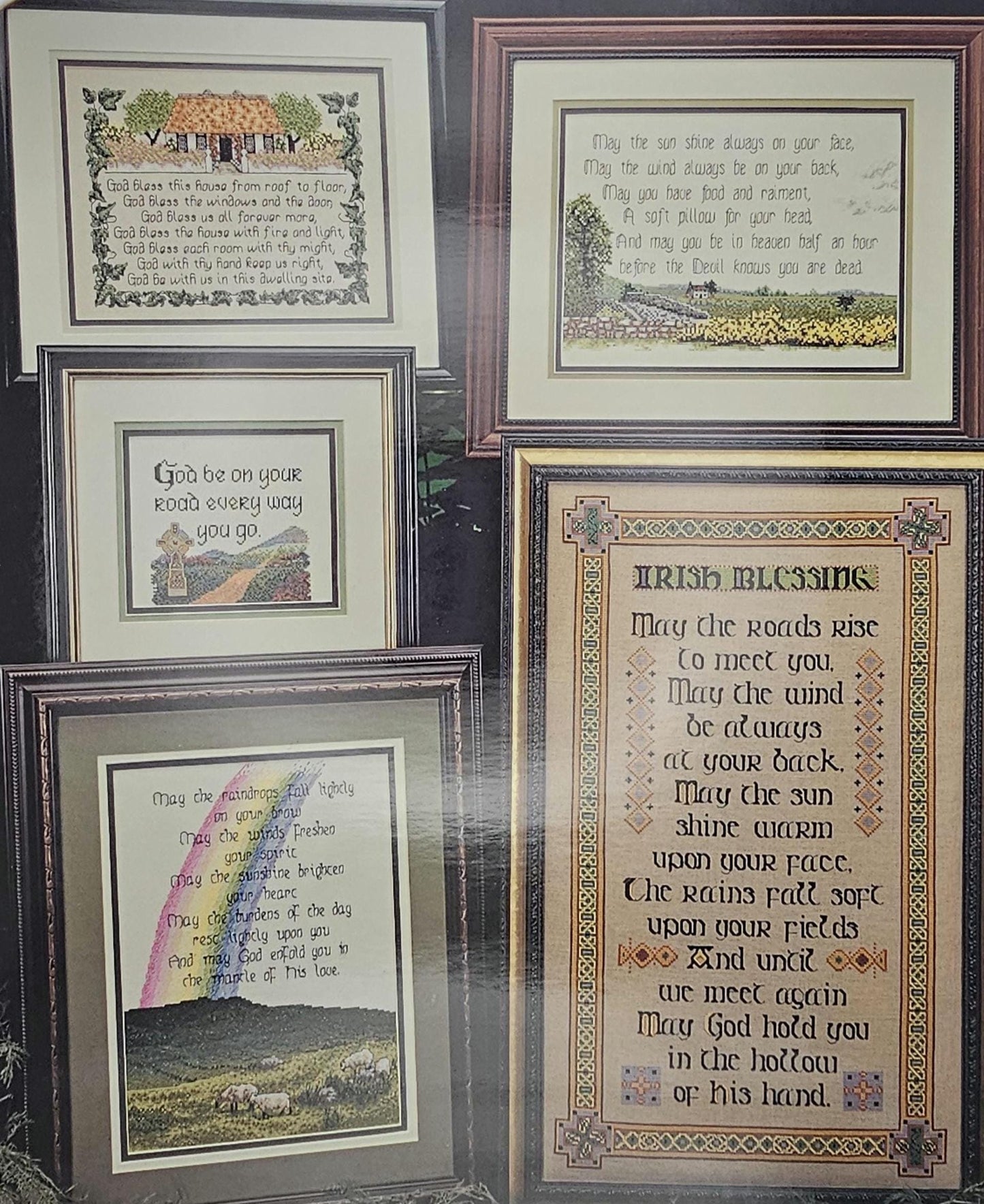 Irish Blessings Vintage Cross Stitch Pattern