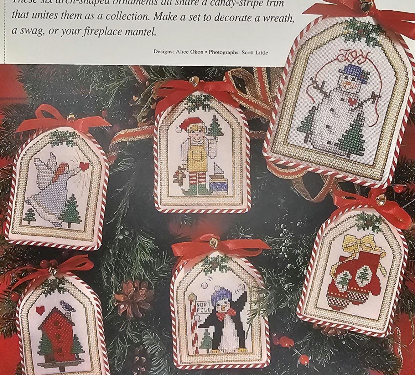 Holiday Ornament Collection Vintage Cross Stitch Booklet