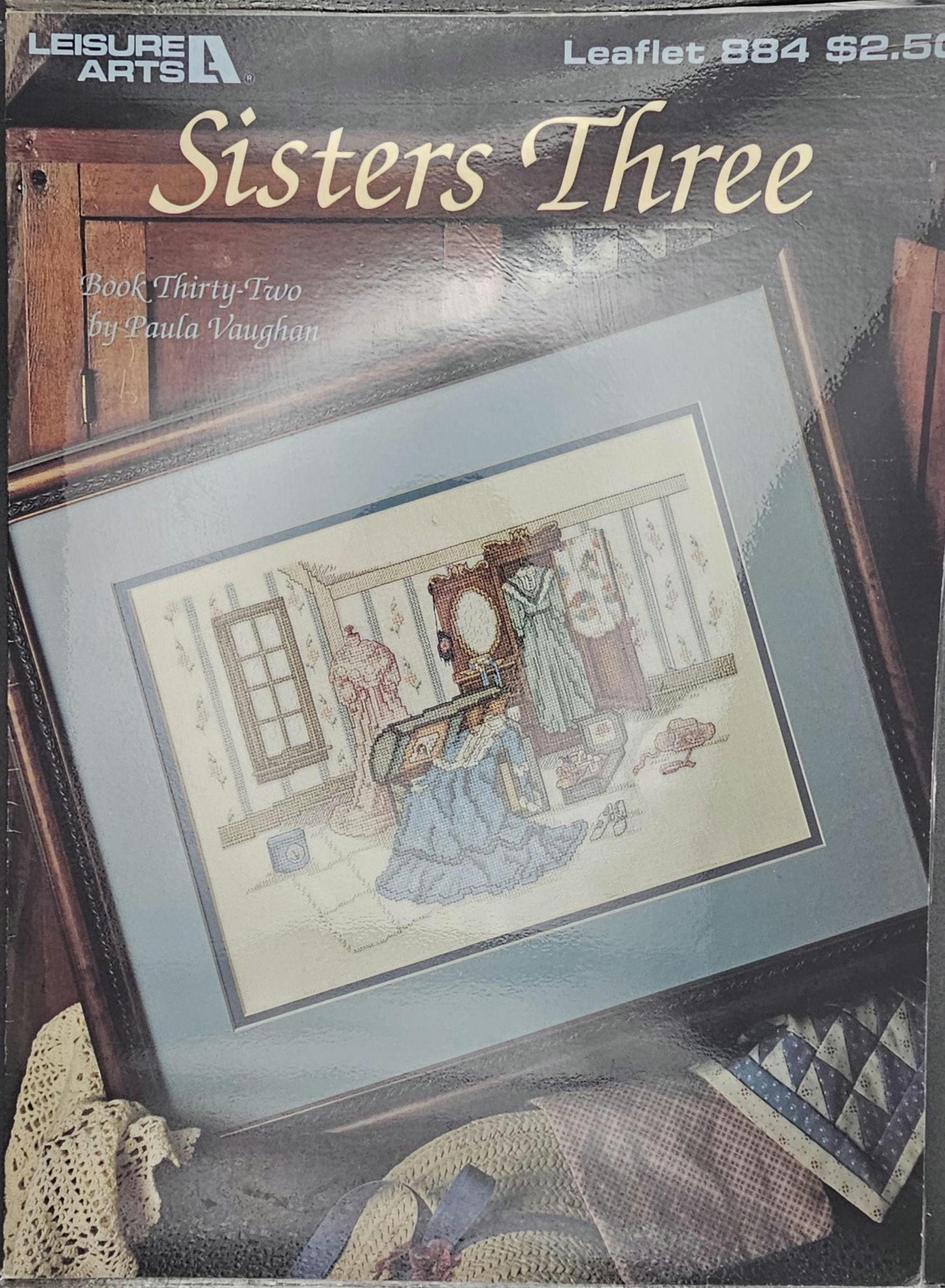 Sisters Three Vintage Cross Stitch Pattern Paula Vaughan