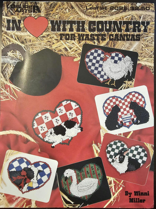 In Love With Country Vintage Cross Stitch Pattern