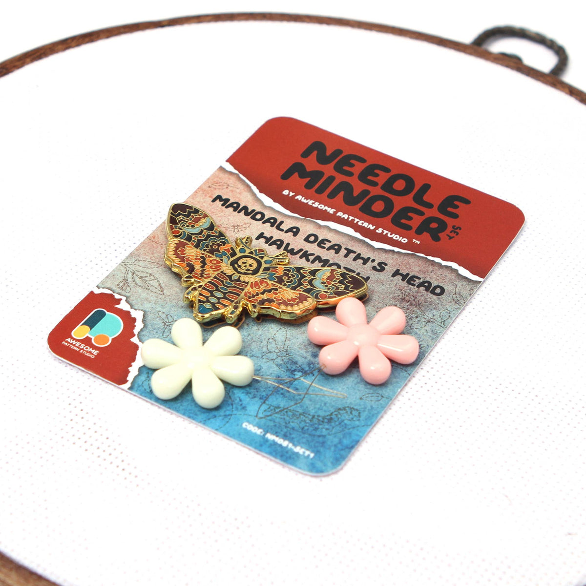 Mandala Death Head Hawkmoth NM081 - Needle Minder Set #1