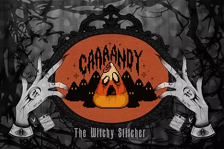 Candy Corn Zombies by The Witchy Stitcher
