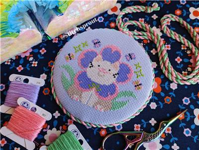 Spring Calico Cat by Stitch Sprout