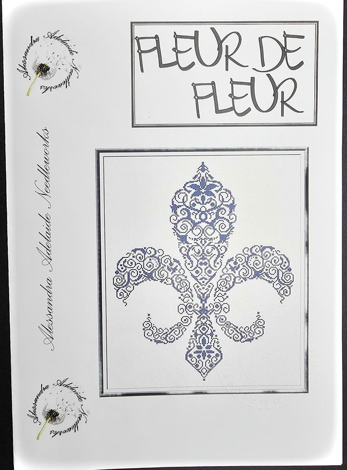 Fleur De Lis Cross Stitch Pattern: Alessandra Adelaide Needleworks