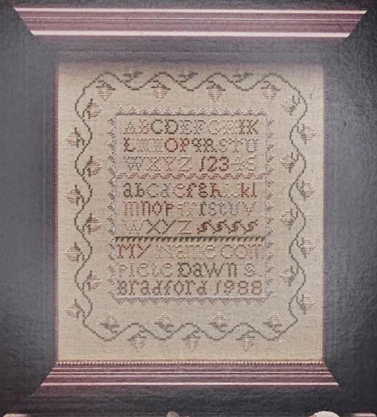 My Name Complete Vintage Cross Stitch Pattern