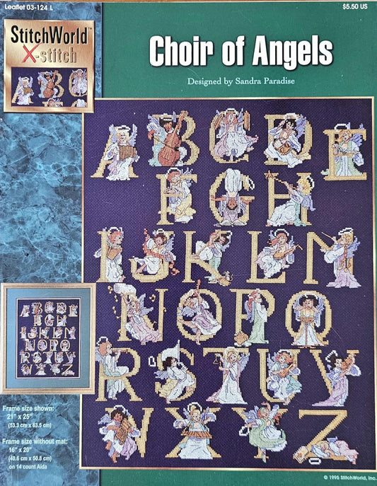 Choir of Angels Vintage Cross Stitch Pattern
