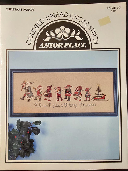 Christmas Parade Vintage Cross Stitch Pattern