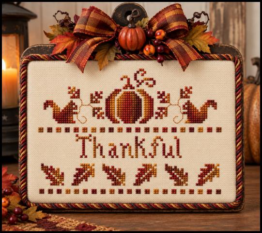 Thankful by Plum Pudding Needleart