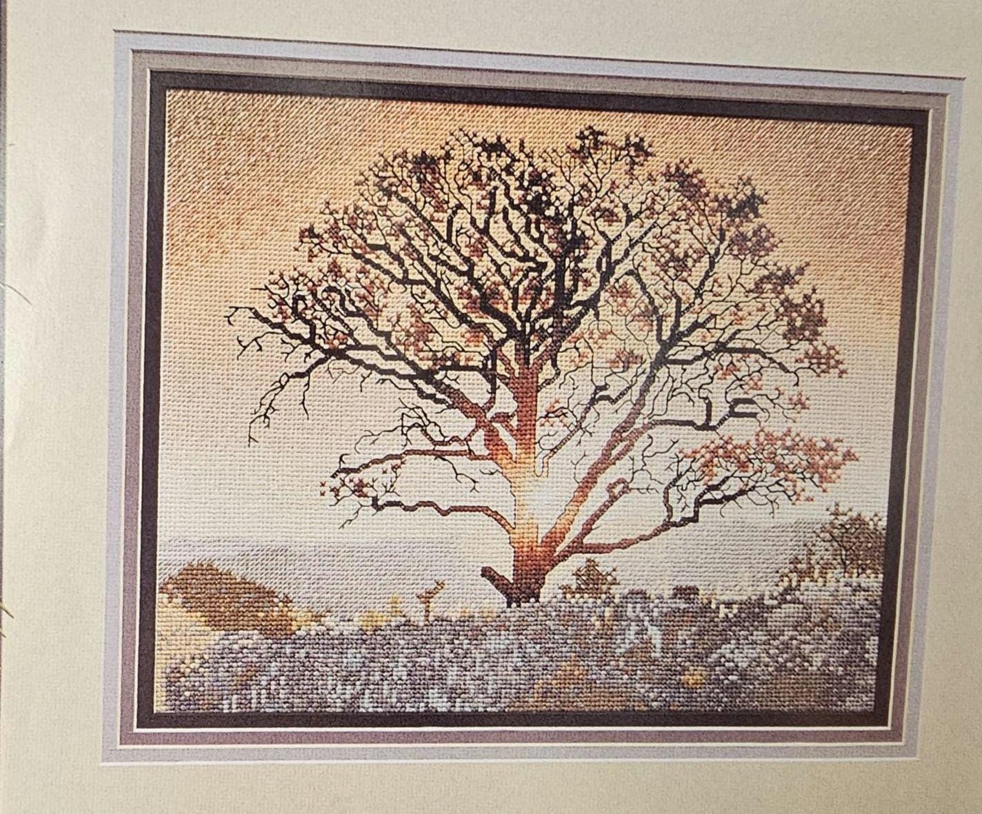 Artistic Landscapes Vintage Cross Stitch Pattern