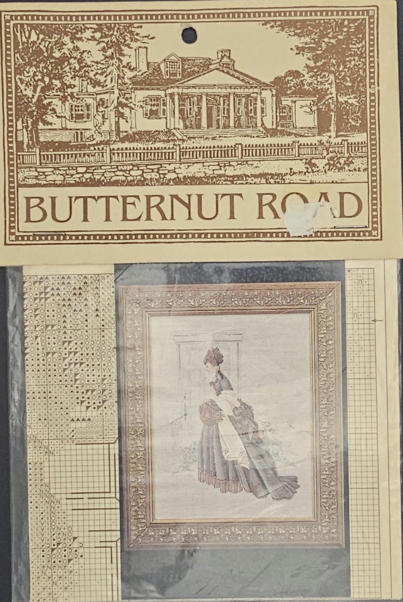Christmas Visit Vintage Cross Stitch Pattern Butternut Road