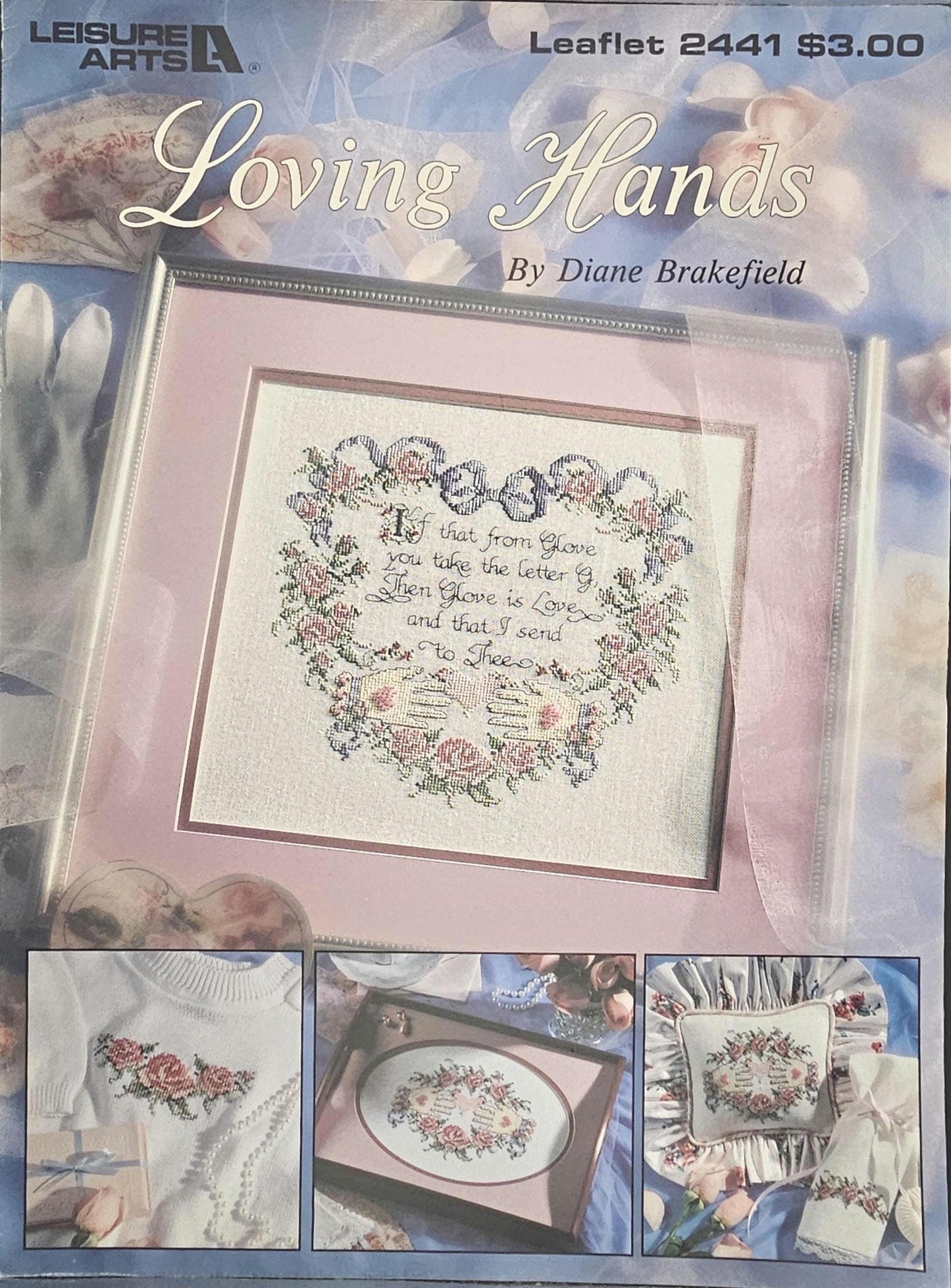 Loving Hands Vintage Cross Stitch Pattern