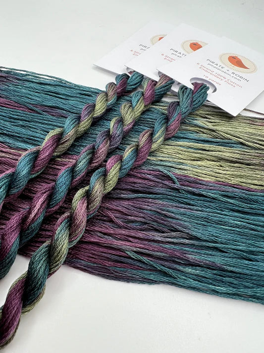 Pirate + Robin Embroidery Floss Variegated