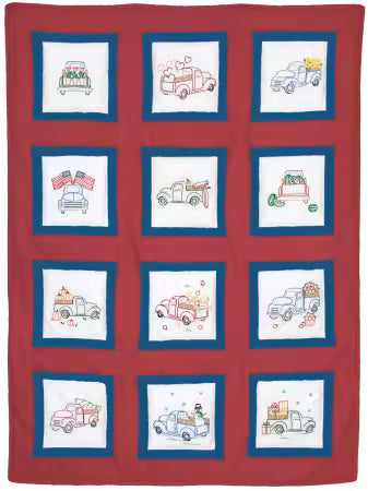 Stamped Quilt Tops and Blocks