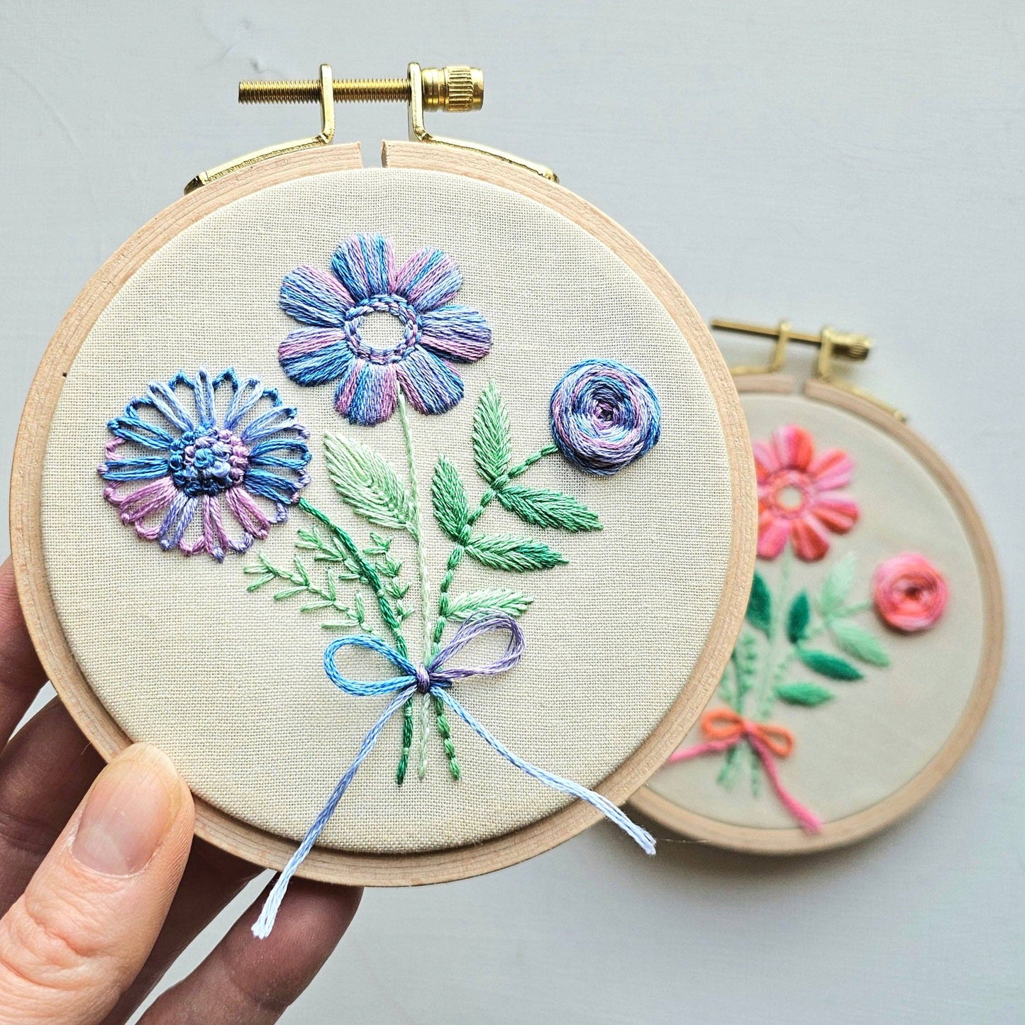 Floral Trio Embroidery Kit & eCourse