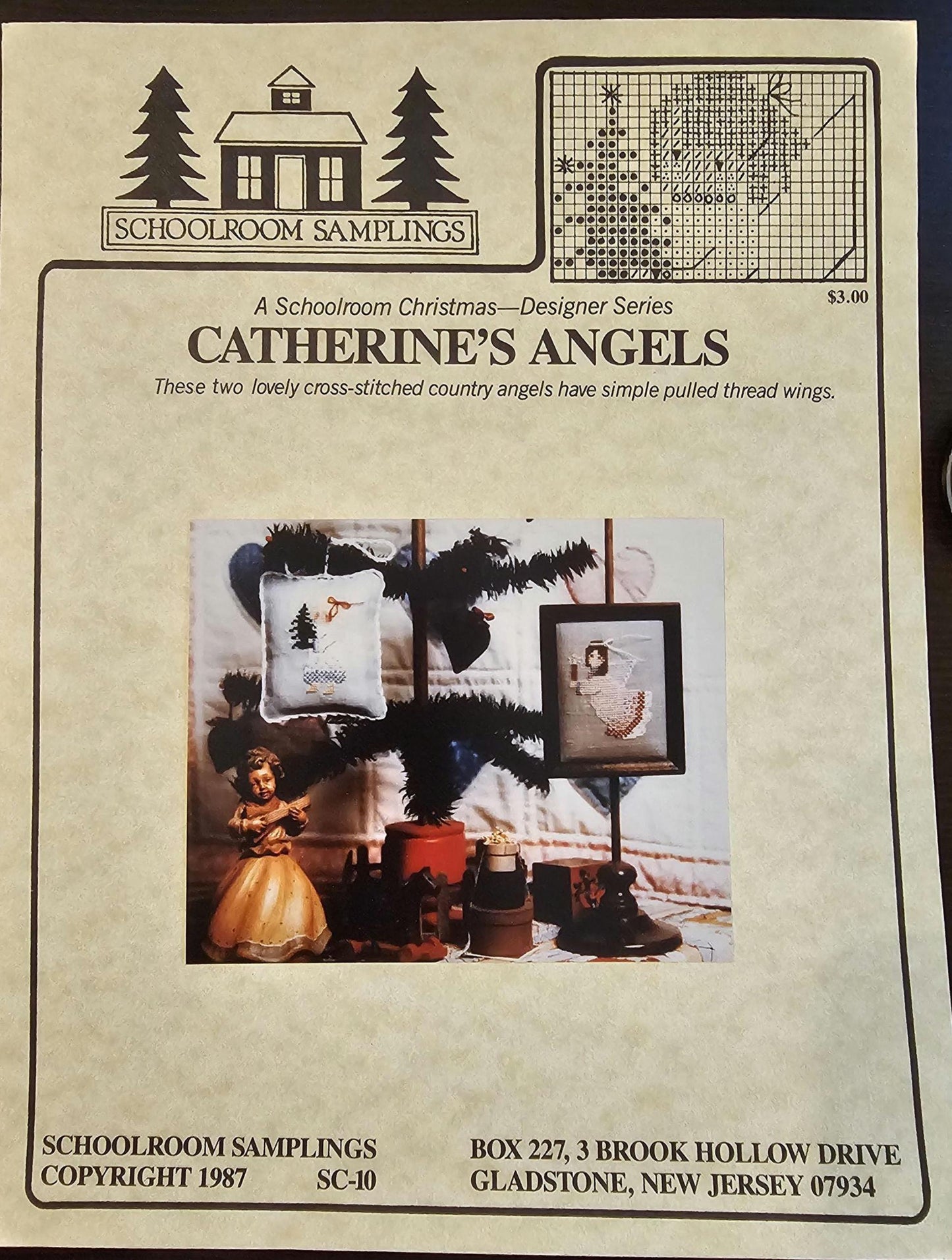 Catherine's Angels Vintage Cross Stitch Pattern