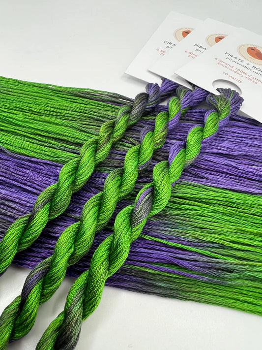 Pirate + Robin Embroidery Floss Variegated
