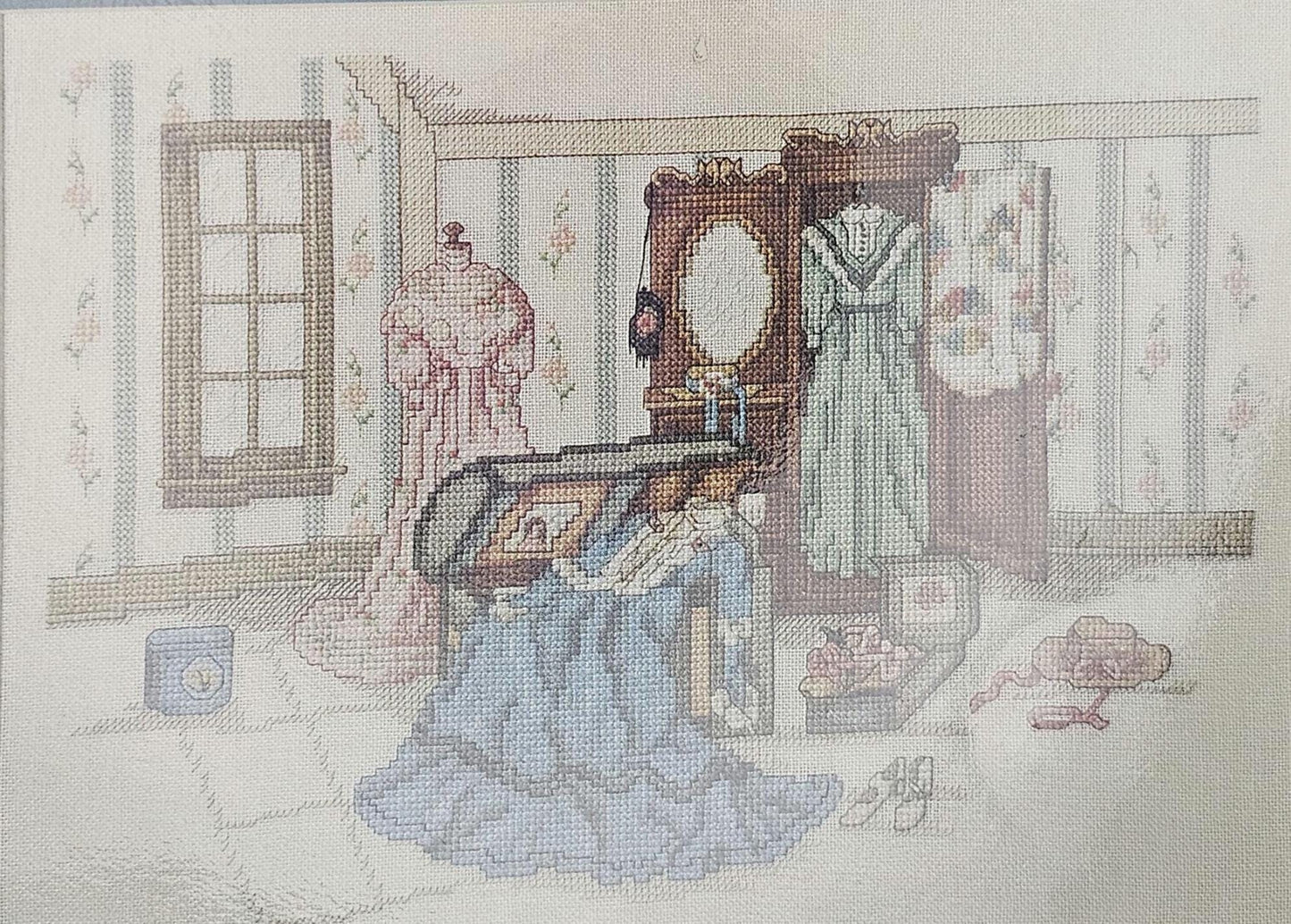 Sisters Three Vintage Cross Stitch Pattern Paula Vaughan