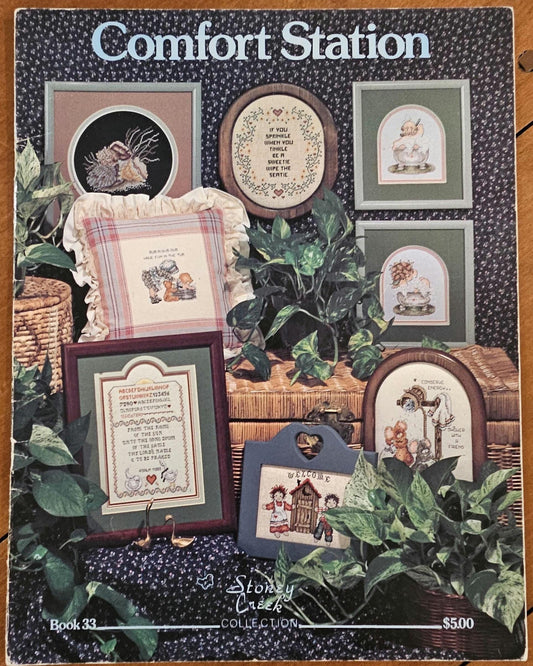 Comfort Station Vintage Cross Stitch Pattern