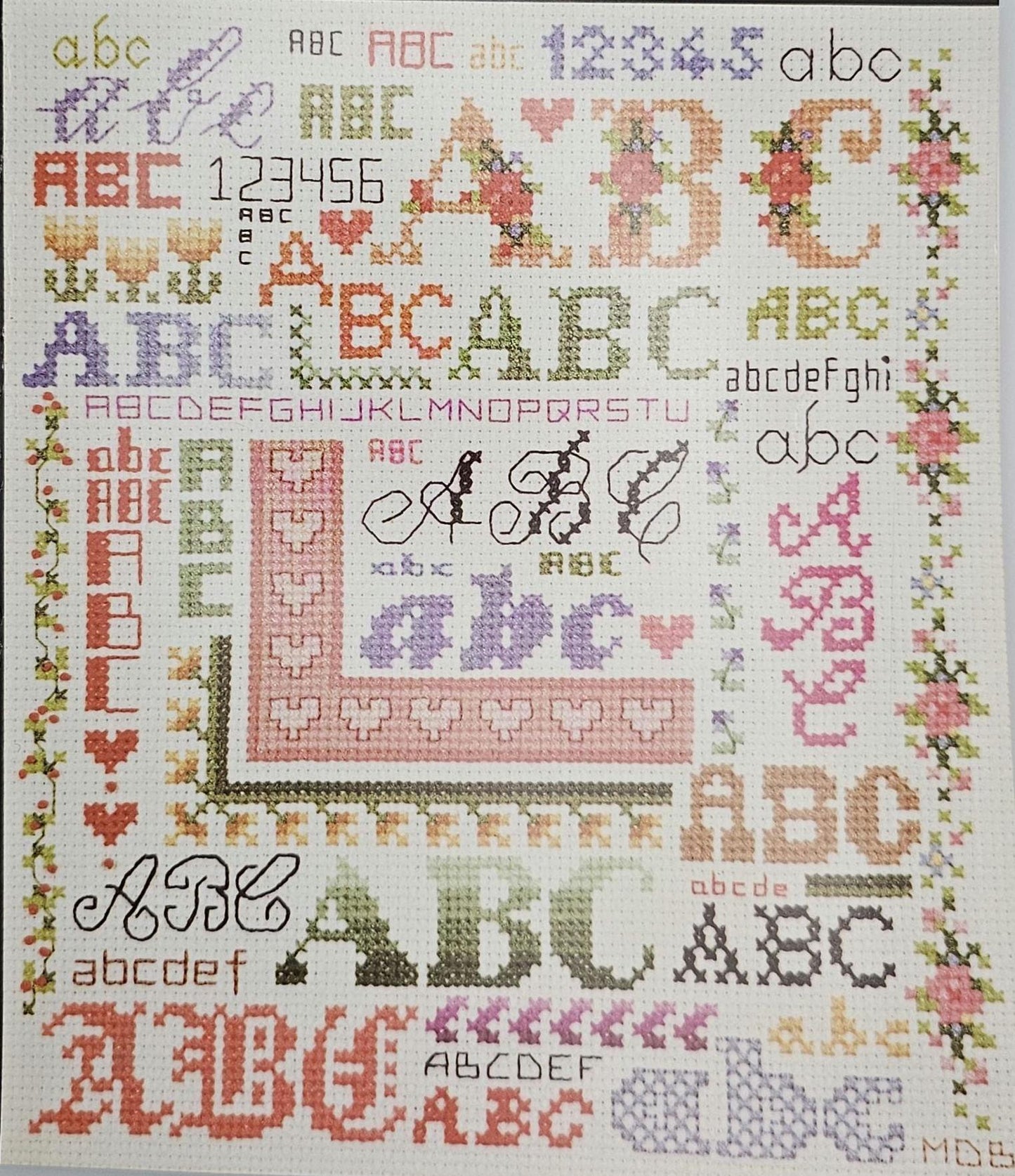 101 Alphabets Vintage Cross Stitch Pattern: Dale Burdett