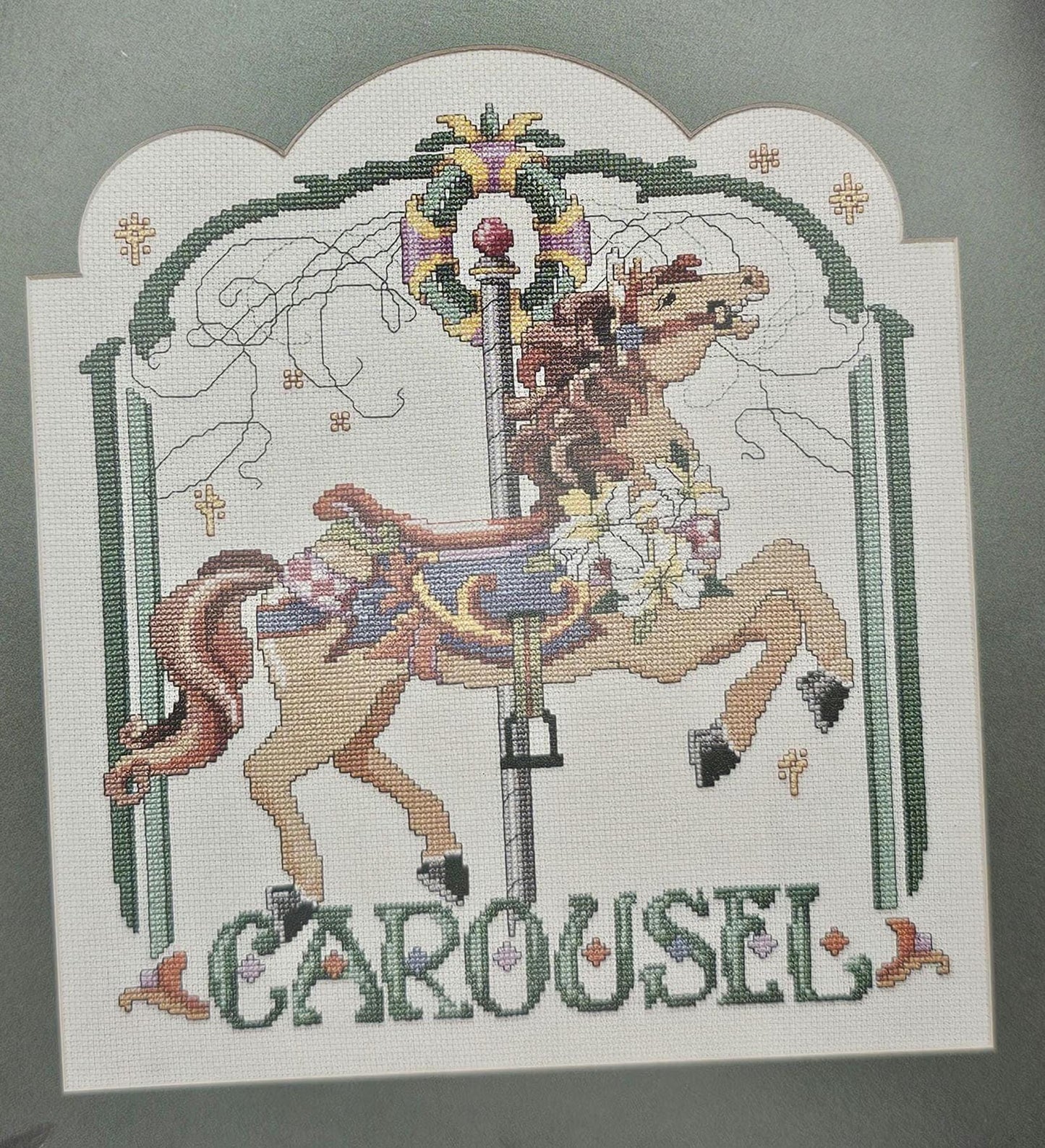 Fantasy Ride Vintage Cross Stitch Pattern
