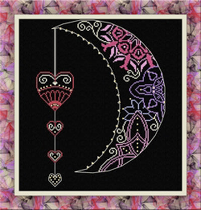 St Valentine Moon by Alessandra Adelaide Needleworks