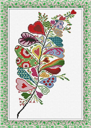 Feather of Love by Alessandra Adelaide Needleworks