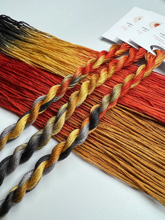 Pirate + Robin Embroidery Floss Variegated