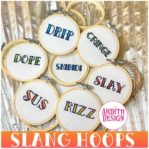 Slang Hoops by Ardith Design