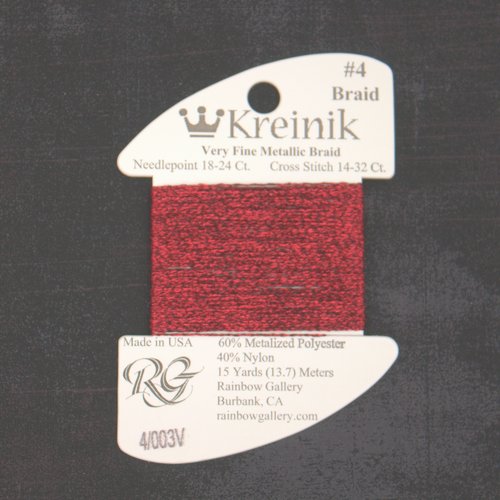 Kreinik Metallic Threads - Very Fine #4