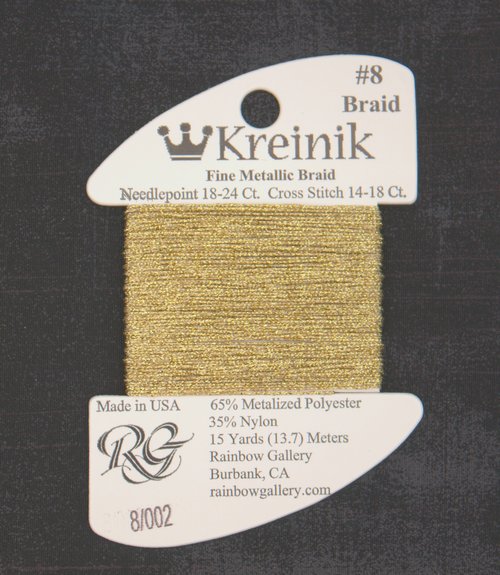 Kreinik Metallic Threads - Fine #8