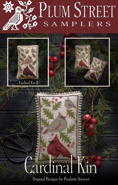 Cardinal Kin and Cardinal Kin II by Plum Street Samplers