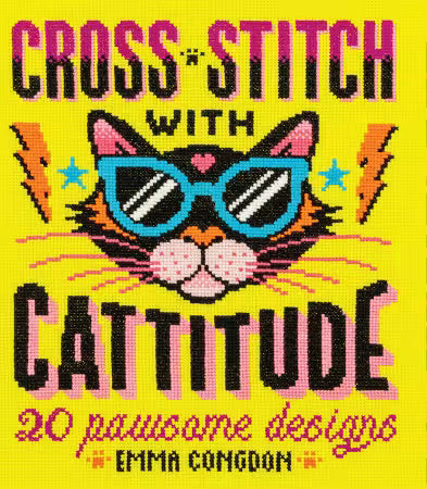 Cross Stitch with Cattitude by Emma Congdon