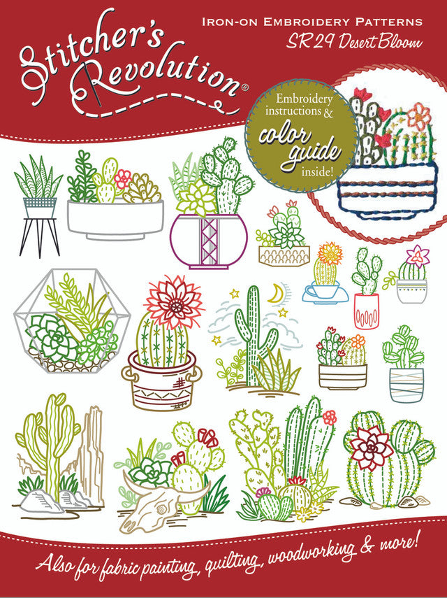 Aunt Marthas Embroidery Transfer Pattern - Flowers and Plants
