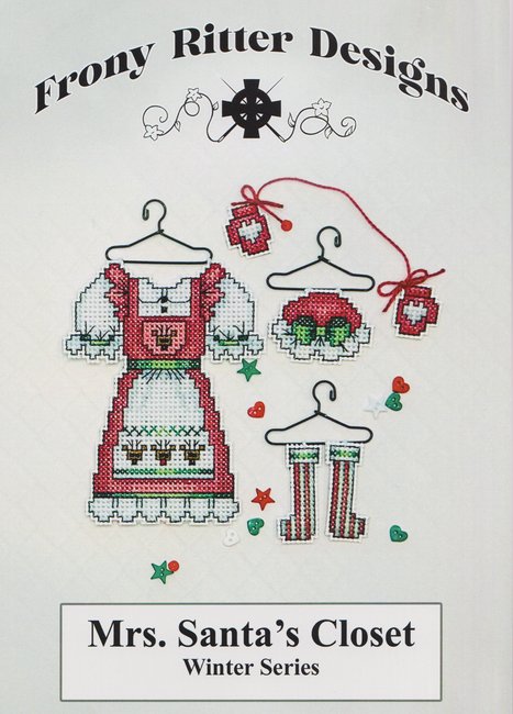 Mrs. Santa's Closet by Frony Ritter Designs Cross Stitch Pattern