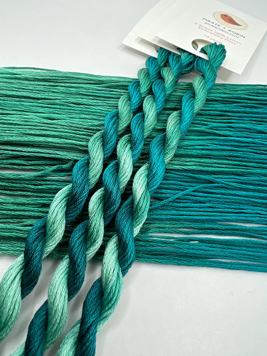 Pirate + Robin Embroidery Floss Variegated