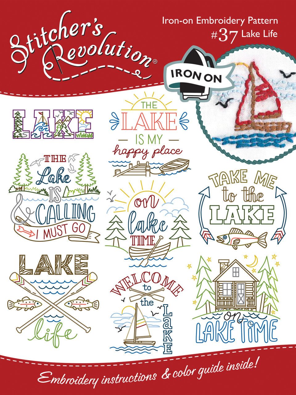 Stitchers Revolution Embroidery Transfer Pattern