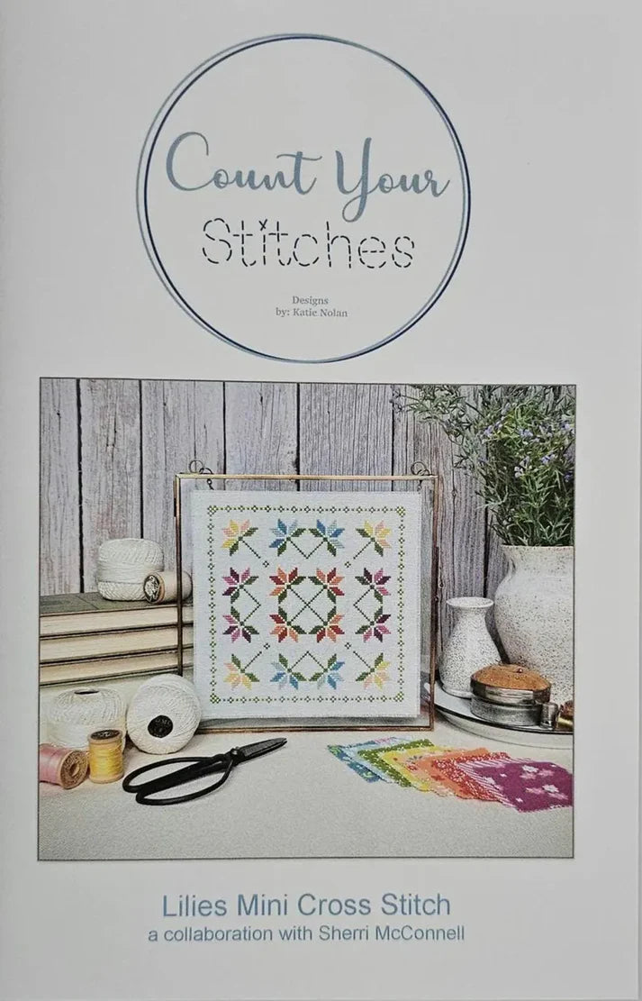 Lilies Mini Cross Stitch by Count Your Stitches
