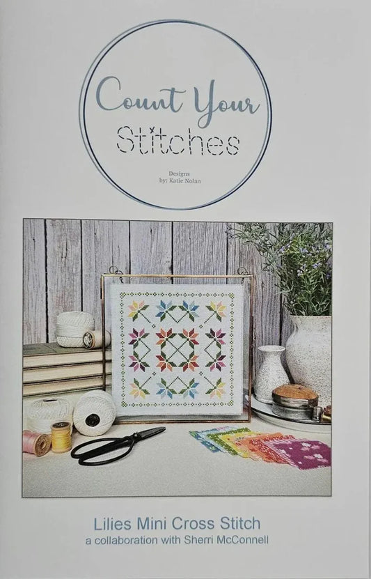Lilies Mini Cross Stitch by Count Your Stitches