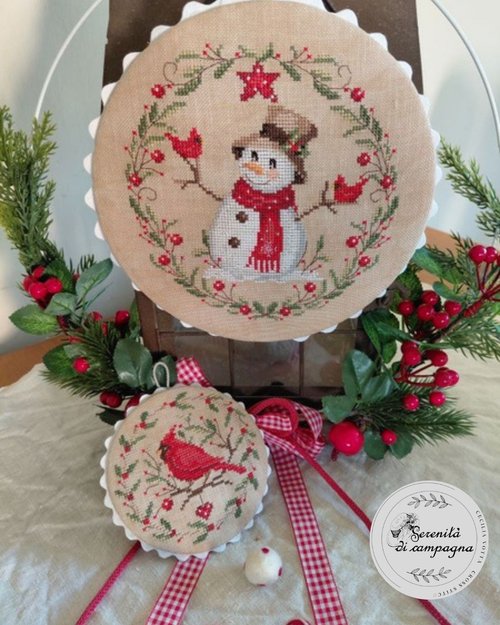 Profumo Di Natale - Snowman Cross Stitch Pattern by Serenita di Campagna
