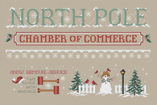 North Pole Chamber of Commerce by Sue Hillis Designs