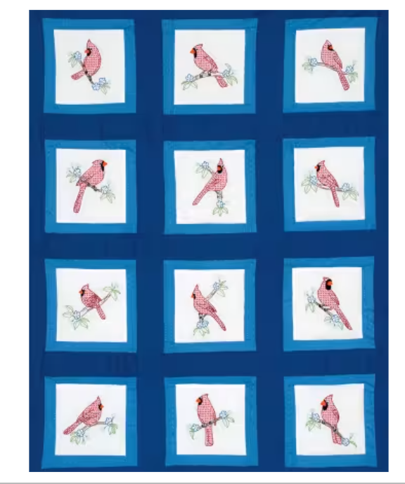 Stamped Quilt Tops and Blocks