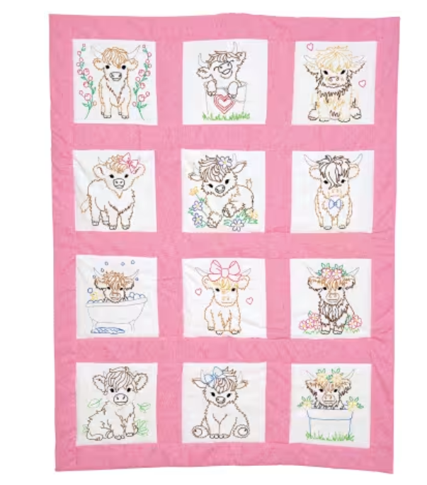Stamped Quilt Tops and Blocks