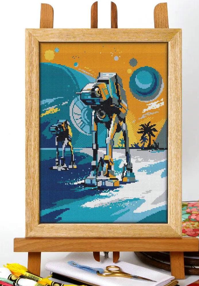 Space Robot By Awesome Pattern Studio