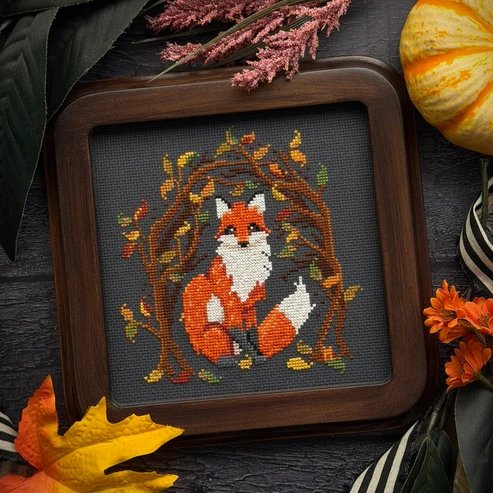 Fox in the Hollow by Stitch Crypt