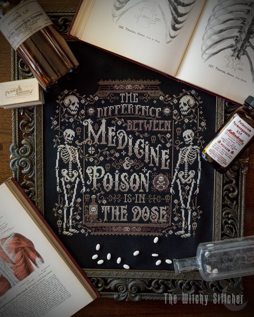 The Difference Between Medicine and Poison by Witchy Stitcher