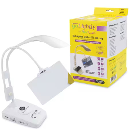 Rechargeable Cordless LED Task Lamp by ViviLux